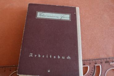 altes Arbeitsbuch -  1939 Halle an der Saale